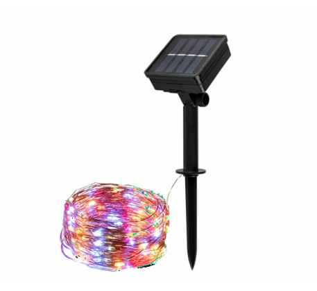 Светильник ФАZА светодиод. солнечн. нить 11.9м 100LED мультицвет SLR-G03-100М фото 1